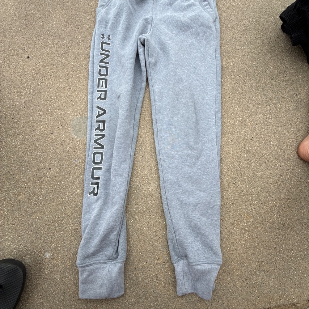 Grey sweatpants